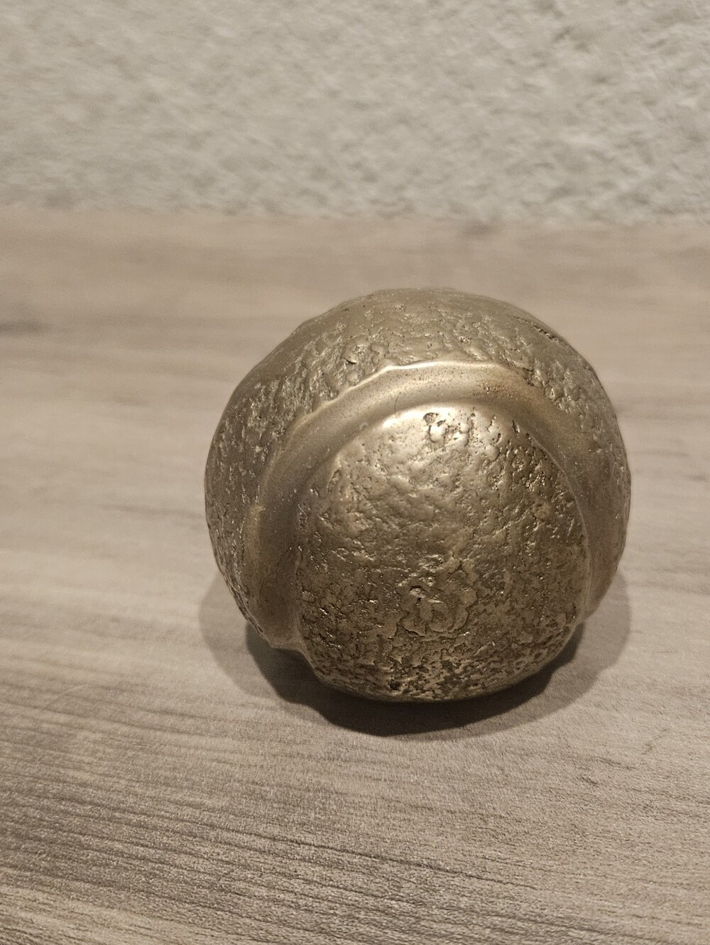 Vintage Brass Tennis Ball